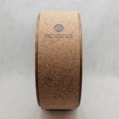 EUC Apana Cork/Wood Grain 12″ Back Roller Pain Relief Muscle Stretching Wheel