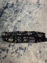 Wai Lana Floral Yoga Mat Bag, Black/Multicolor, Zip Closure, Shoulder Strap
