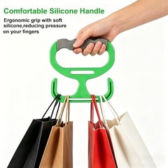 Lifting Moving Straps and 2PACK Grocery Bag Carrier Handle,1-Person Adjustable
