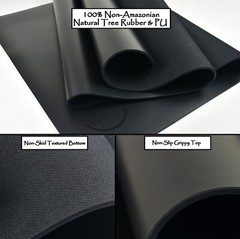 Large Hot Yoga Mat Thick & Long for Home Workout. 84×30 5mm Exercise Mat