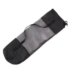 Gym Fitness Exercise Workout Yoga Pilates Mat Mesh Net Carrier Bag Black 26″