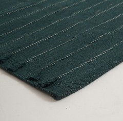 Yoga Mat Rug Thick Non Slip Organic Cotton Exercise Workout Mat Pilates Rug