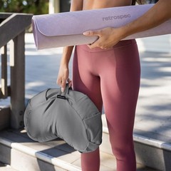 Sedona Zafu Meditation Cushion with Buckwheat Hull Fill – Adjustable Yoga & P…