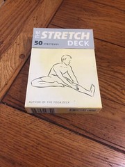 VINTAGE 2002 THE STRETCH DECK 50 STRETCHES BY OLIVIA H. MILLER YOGA PILATE CARDS