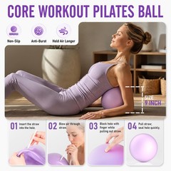 Pilates Kit for Women,Pilates Equipment Set –14.5″ Home Magic Ring Workout wi…