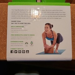 Gaiam Essentials Yoga Brick – Cork Stretching Balance Aid