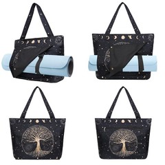 Yoga Mat Bag Tote Carriers With Zipper Pocket Pilates Gym Fitness Carrier