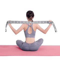 2-Pack Yoga Straps with 11 Loops – Adjustable Elastic Stretching Bands for Pi…