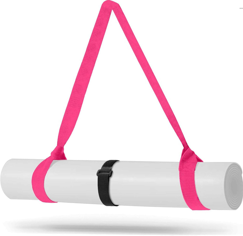 Yoga Mat Carrier Strap – Adjustable Thick and Wide Strap for Carrying Mat or Str