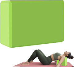 Bloque de yoga de espuma EVA Latex-Free suave antideslizante para equilibrio