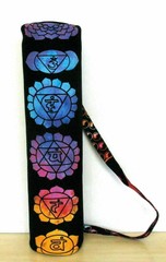 Yoga Mat Bag Ethnic Bohemian Gym Exercise Sports Cotton Unisex Cross Body Boho