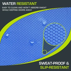 ProsourceFit Exercise Balance Pad, Non-Slip Cushioned Foam Mat & Knee Pad for Fi