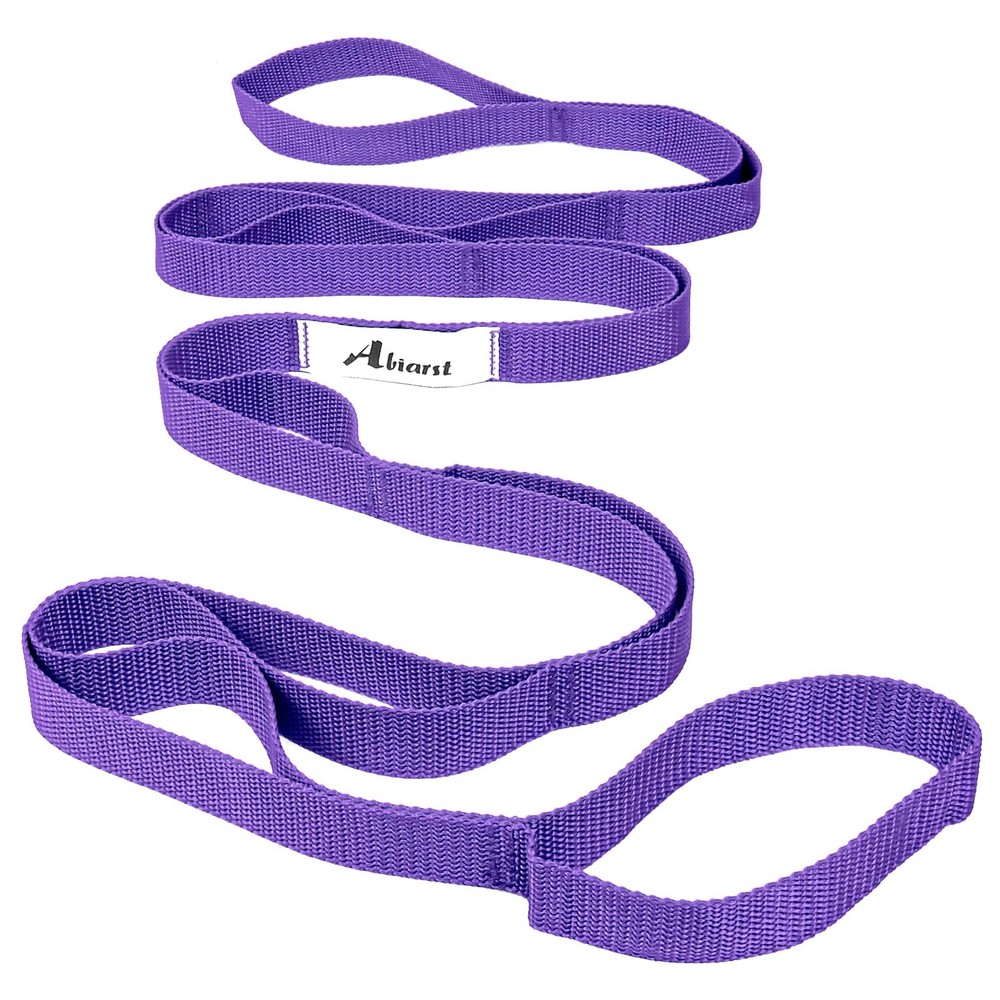 Stretching Strap Yoga Straps for Physical Therapy, 10 Loops NonElastic Stretc…