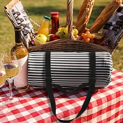 2 Pcs Picnic Blanket Carry Strap for Camping Motorcycle Bedroll Adjustable