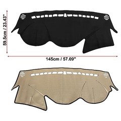 Flannel Dashboard Cover Mat Protector Non Slip Mat Carpet Replacement for