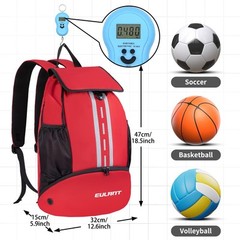 EULANT Soccer Backpack with Shoes Compartment, Waterproof Drawstring Bag for …
