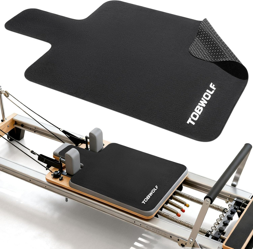 Non-Slip Pilates Reformer Mat Towel, 39” x 24”, Suede Surface, Sweat-Wicking