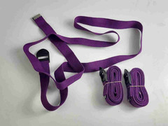 3x Lot – Purple Barefoot Yoga Practice Straps – Cinch Buckle
