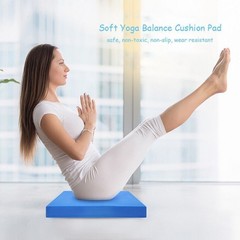 Soft Yoga Balance Cushion Pad Training Padded Waist Abdomen Exercise Fitness Mat