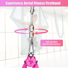 Premium Aerial Silks Kit & Yoga Hammock – Easy Setup for Fitness & Fun