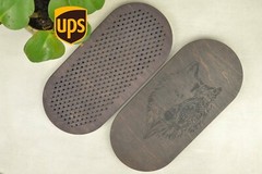 Sadhu Board Yoga Nails Wenge Color Wolf Engraving 10 mm/0.4 inch
