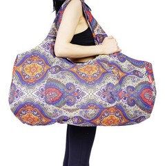 Yoga Mat Bag Large Yoga Mat Tote Sling Carrier with Pockets Fits Mats with Mu…