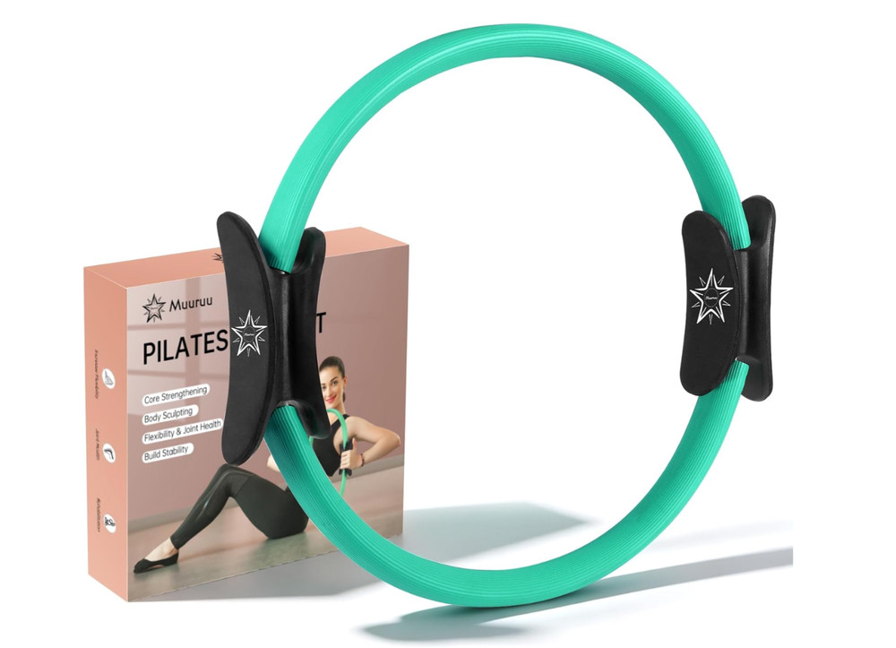 Pilates Ring, 14″ Magic Circle Pilates Ring for Women Workout Fitness Circle