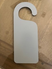 New Pilates Reformer Do not disturb hanger for privacy