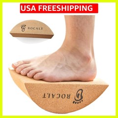 Cork Yoga Blocks, Half Moon Yoga Block & Calf Stretching, Cork Foot Stretcher…