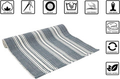 Hand Woven 100% Cotton Yoga Mat- Thick Handloom Made in India- for Gym Floor Exe