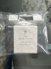 New Gaiam Yoga Block + Yoga Strap Combo Set