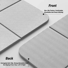 Foldable TPE Yoga Mat Non-Slip Eco Friendly Travel Fitness Mat for Yoga Pilates