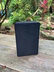 Black Yoga Blocks Set of 2 and Pink Yoga Strap