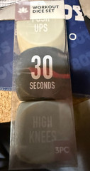 Workout Foam Dice Set—6 Pieces-2.25″ Cubes—-Create Unique Routines