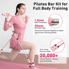 Complete Pilates Kit for Home Fitness & Rehabilitation with Training Video