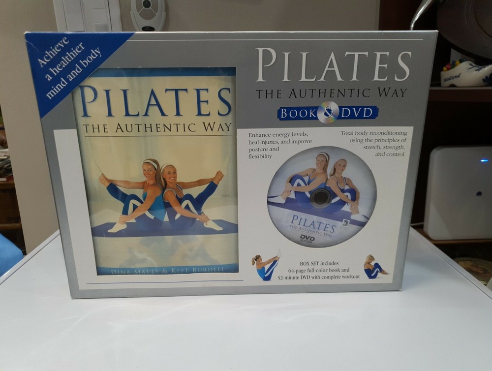 PILATES The Authentic Way Book and DVD Box Set by Dina Matty and Keft Burdell