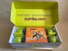 Zumba Fitness Total Body Transformation System Workout DVD Kit Toning Sticks New