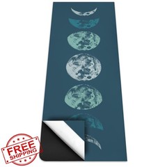 HOT Yoga Mat Towel Non Slip Sweat Absorbent Travel Bag 70×26 Moon-01