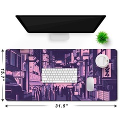 Large Mouse Pad, Office Desk Pad Gaming, Durable Waterproof Non-Slip Base Lon…