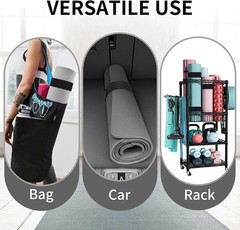 Silent Mat Holder – Adjustable Yoga Strap for Effortless Carrying and Storage
