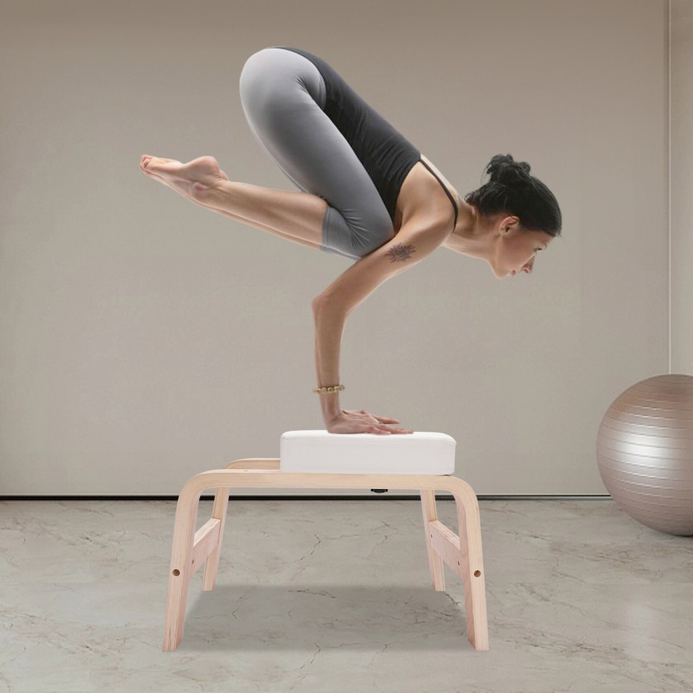 Yoga Headstand Stool Bench Stand Inversion Chair Fitness Inversion Exercise Gym