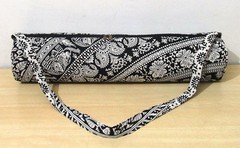 Indian Black Elephant Yoga Mat Carrier Bag Mandala Large Bag With Shoulder Strap