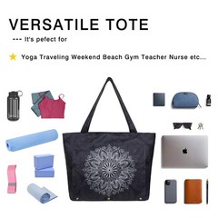 Yoga Mat Bag Carriers Fits All Stuff Tote Zipper Pocket Pilates Carrier