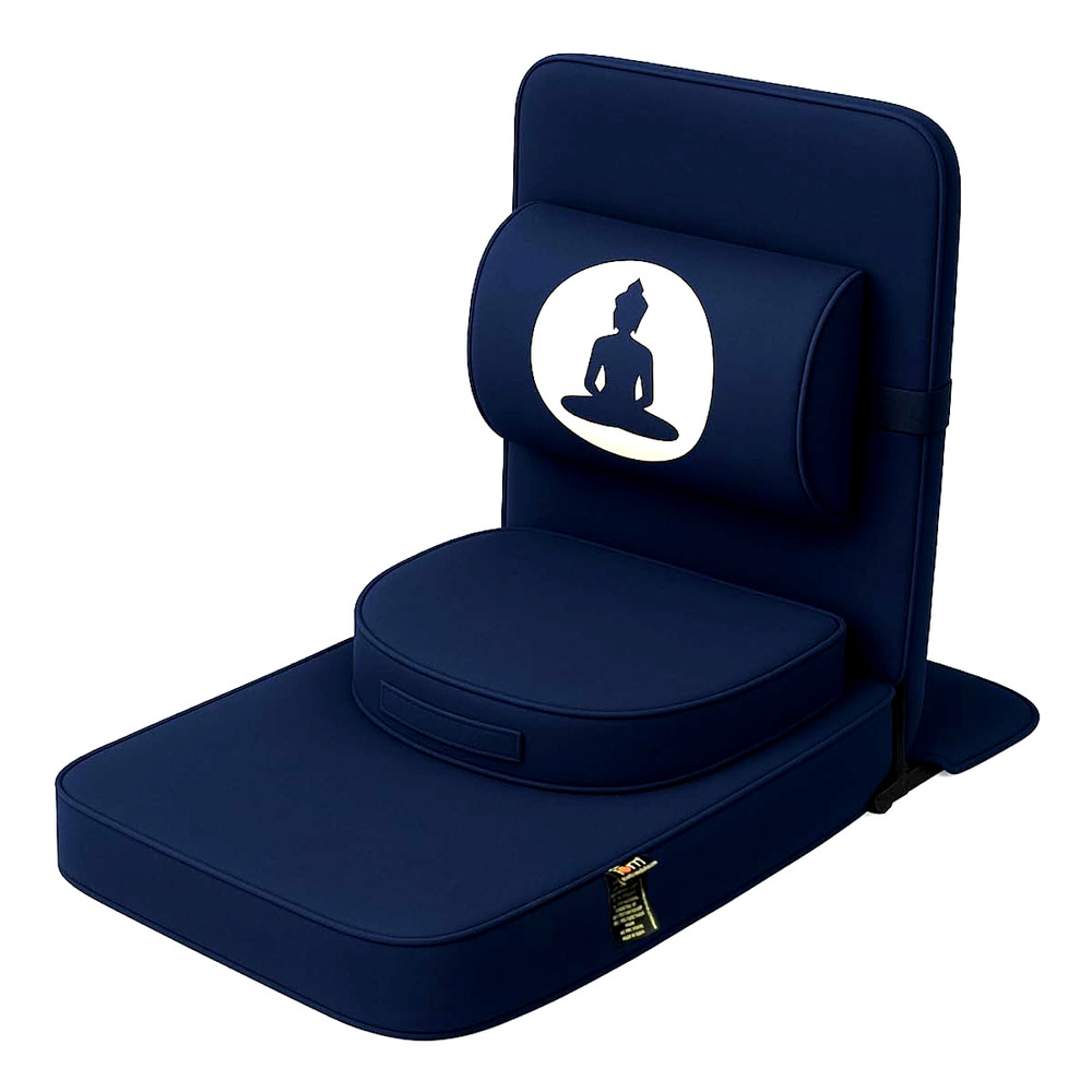 Yoga Chair Meditation Large Relaxing Buddha with Back Support Cushion