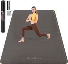 GymCope Extra Large Yoga Mat â€“ 72×48 or 78×57, Non-Slip TPE Exercise Mat for