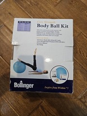 Bollinger Core Strength Body Ball Kit New Original Box No Air Pump/dvd