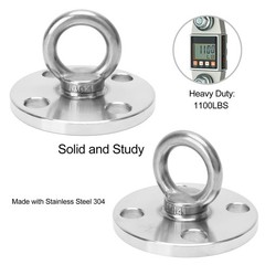 F.Life Ceiling Mount Hooks – Hold Up To 1100 Lbsyoga Starter Set – Suitable For