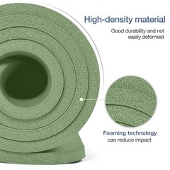 Thick Yoga Mat Non Slip, Large Size 72″ L x 32″ W x 0.6″ TH, Premium Exercise…