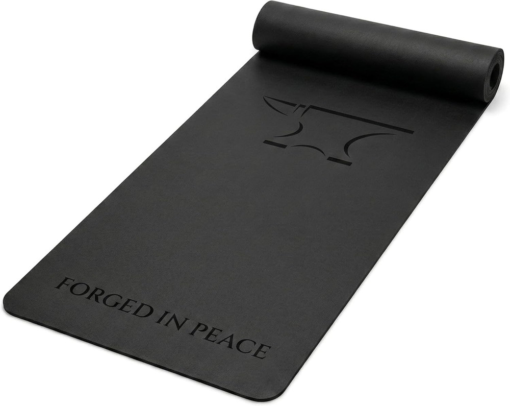 Premium Non-Slip Men’s Yoga Mat – Extra Grip, Durable & Cushioned, Black