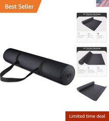Lightweight Anti-Tear Yoga Mat – 1/4-Inch Thickness for Comfort and Stability
